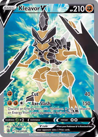 Kleavor V SWSH248 Pokemon card