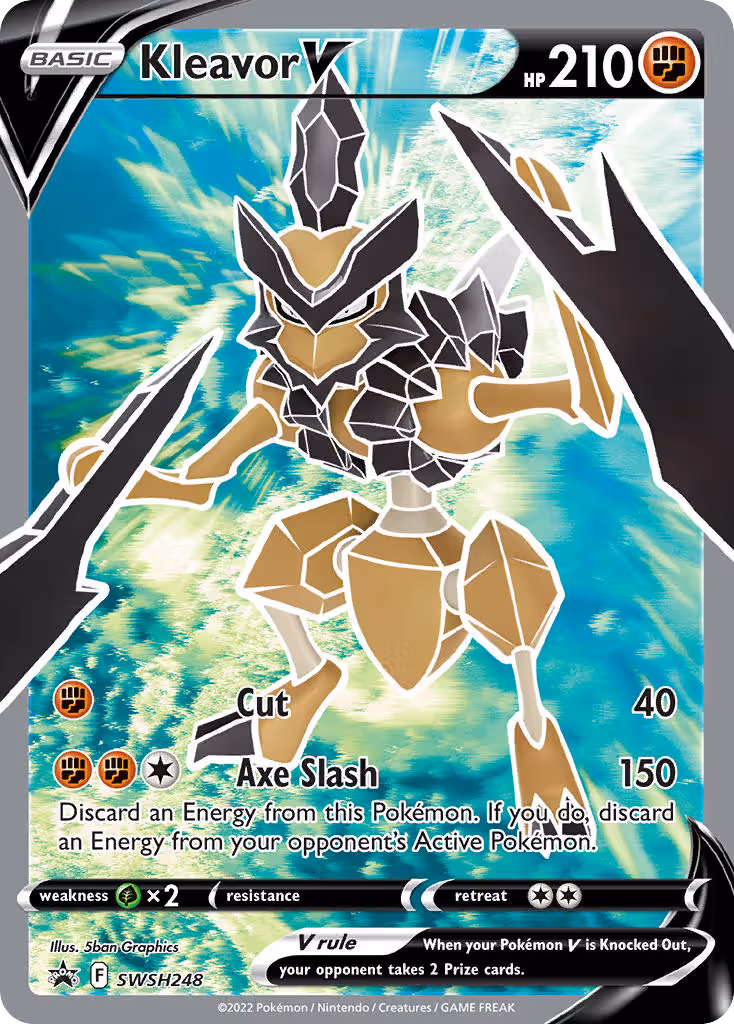 Kleavor V SWSH248 Pokemon card