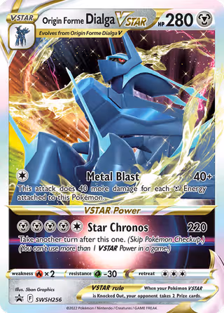 Origin Forme Dialga VSTAR SWSH256 Pokemon card