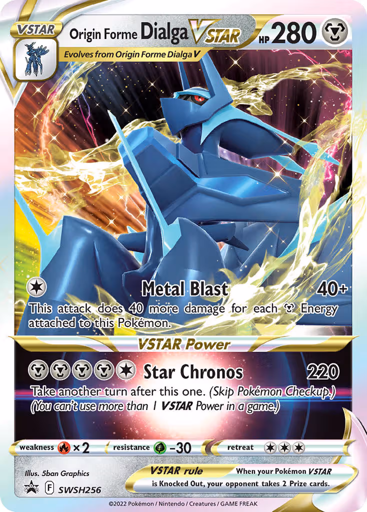 Origin Forme Dialga VSTAR SWSH256 Pokemon card