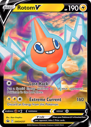 Rotom V SWSH257 Pokemon card