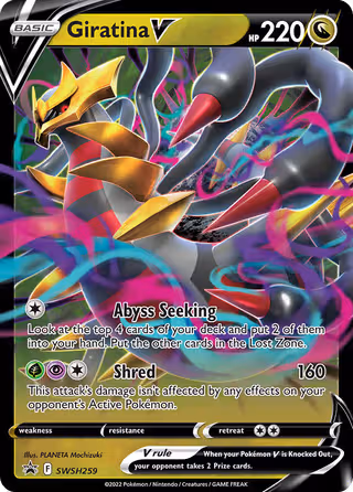 Giratina V SWSH259 Pokemon card