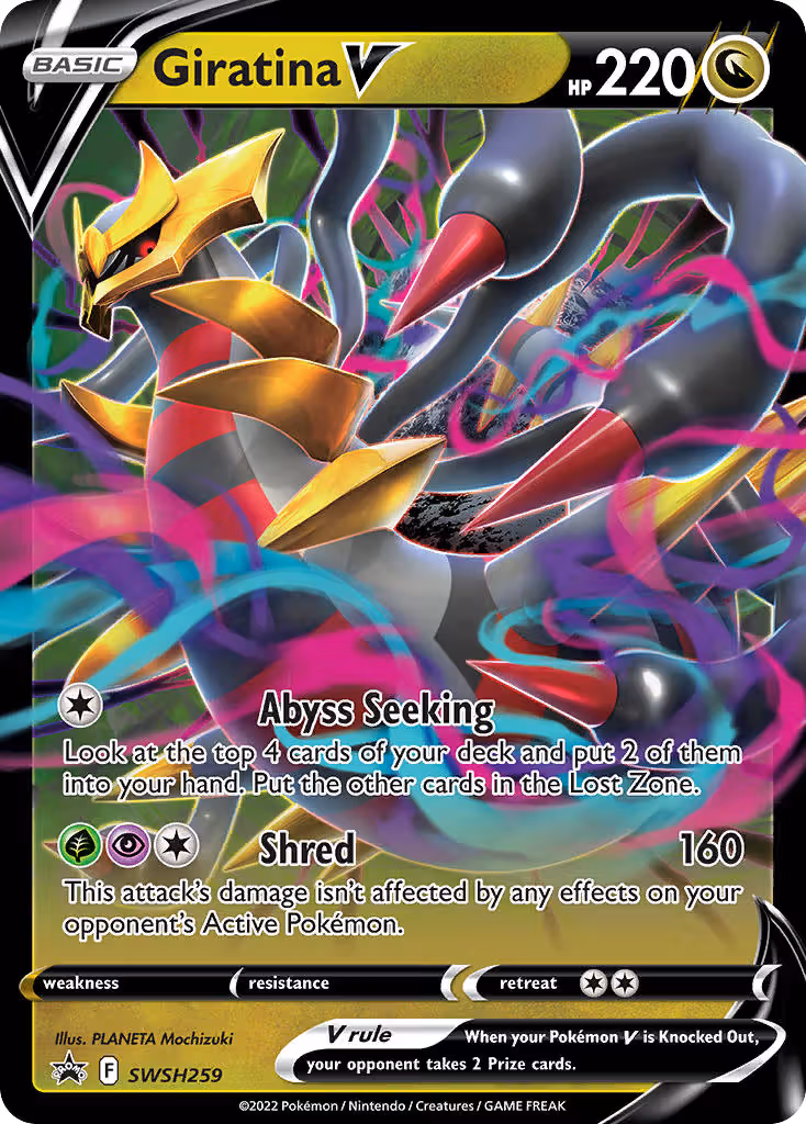 Giratina V SWSH259 Pokemon card