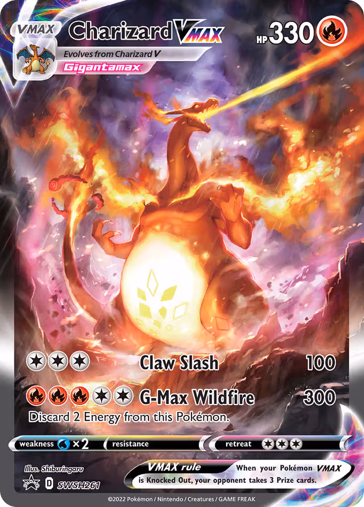 Charizard VMAX SWSH261 Pokemon card