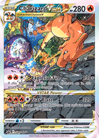 Charizard VSTAR SWSH262 Pokemon card