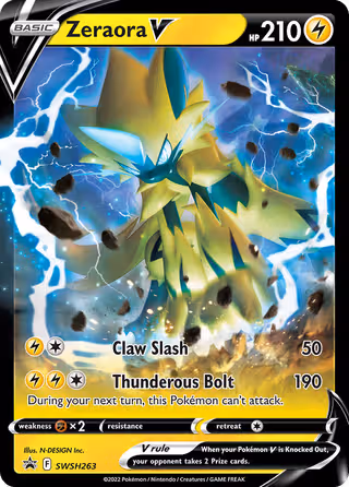 Zeraora V SWSH263 Pokemon card