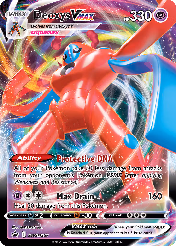 Deoxys VMAX SWSH267 Pokemon card