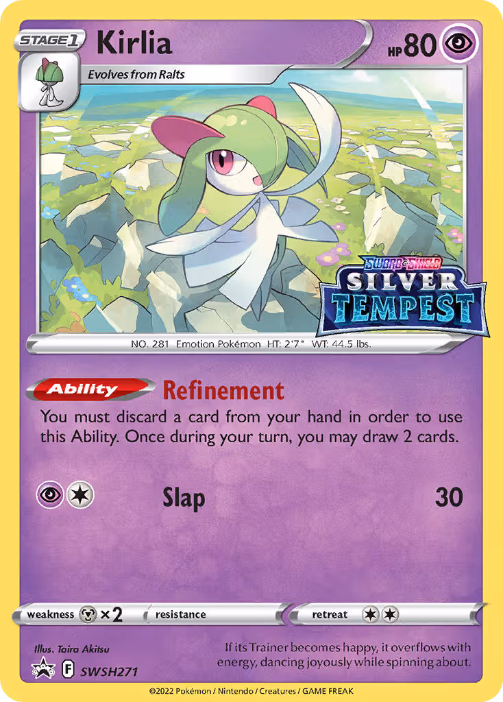 Kirlia SWSH271 Pokemon card