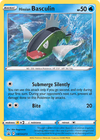 Hisuian Basculin SWSH273 Pokemon card