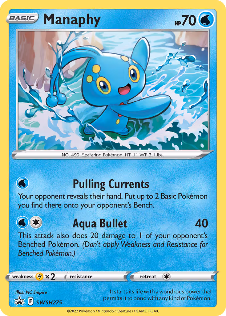 Manaphy SWSH275 Pokemon card