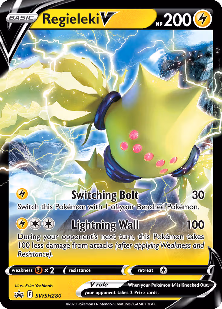 Regieleki V SWSH280 Pokemon card