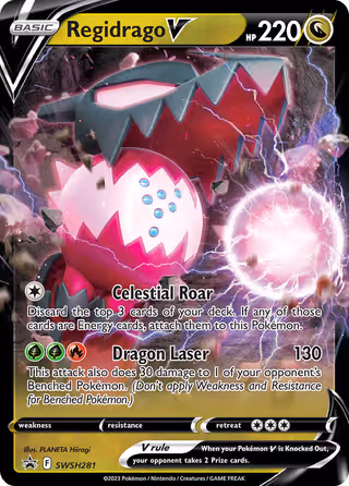 Regidrago V SWSH281 Pokemon card
