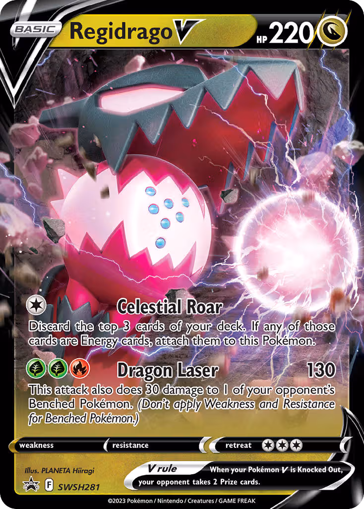Regidrago V SWSH281 Pokemon card