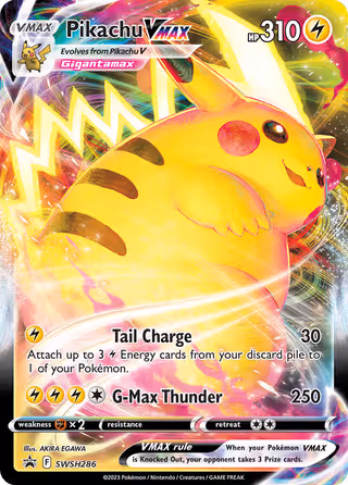 Pikachu VMAX SWSH286 Pokemon card