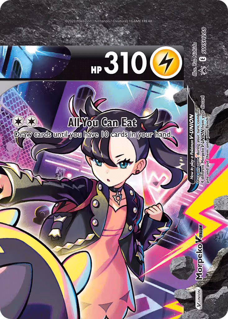 Morpeko V-UNION SWSH288 Pokemon card