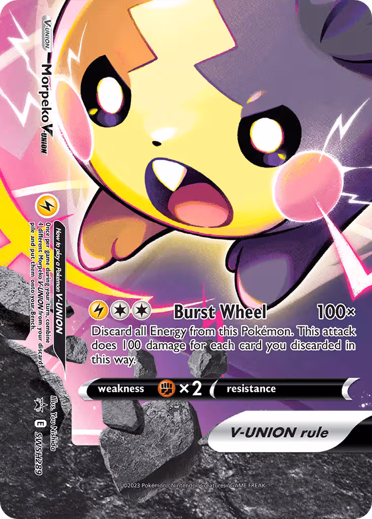 Morpeko V-UNION SWSH289 Pokemon card