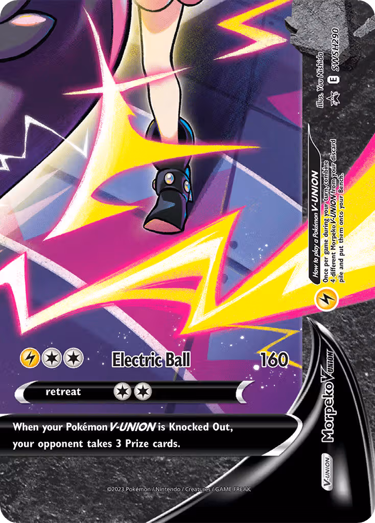 Morpeko V-UNION SWSH290 Pokemon card