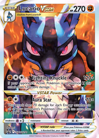Lucario VSTAR SWSH291 Pokemon card