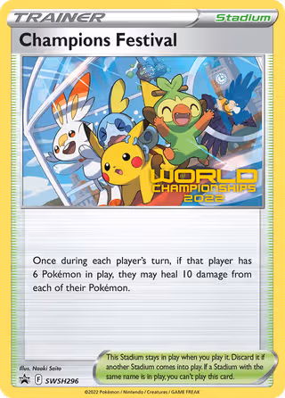 Champions Festival SWSH296 Pokemon card