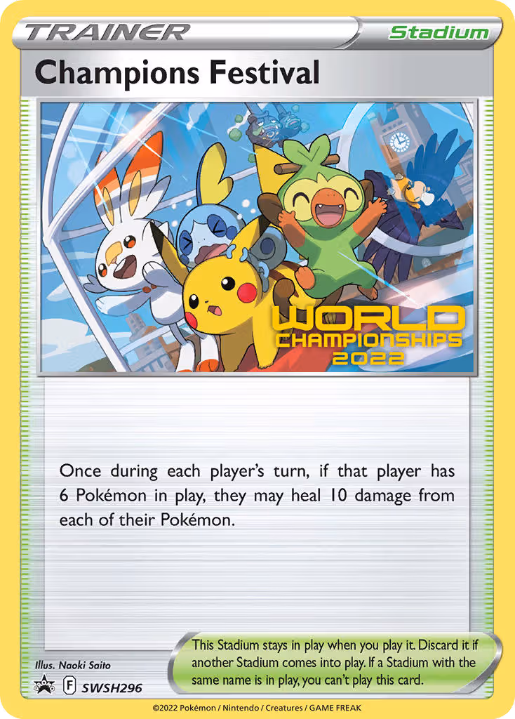 Champions Festival SWSH296 Pokemon card
