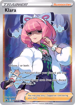 Klara SWSH302 Pokemon card