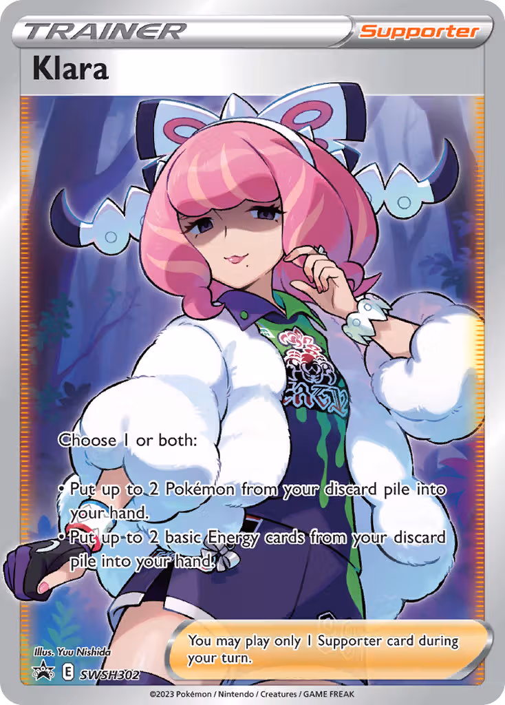 Klara SWSH302 Pokemon card