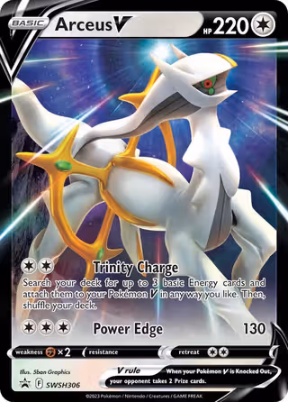 Arceus V SWSH306 Pokemon card