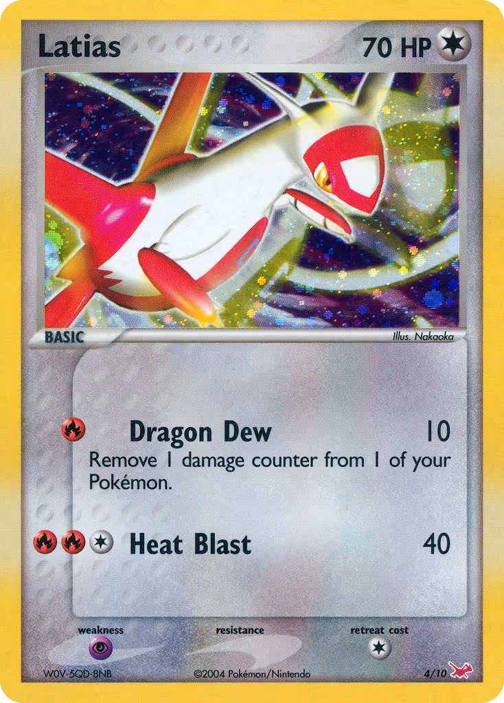 Latias 4/10 Pokemon card