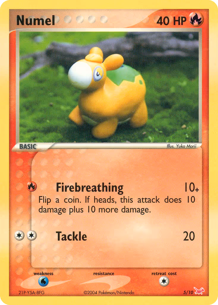 Numel 5/10 Pokemon card