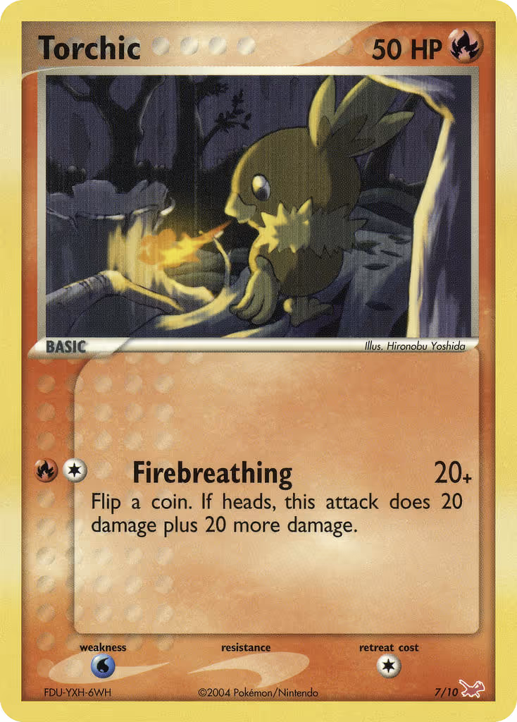 Torchic 7/10 Pokemon card