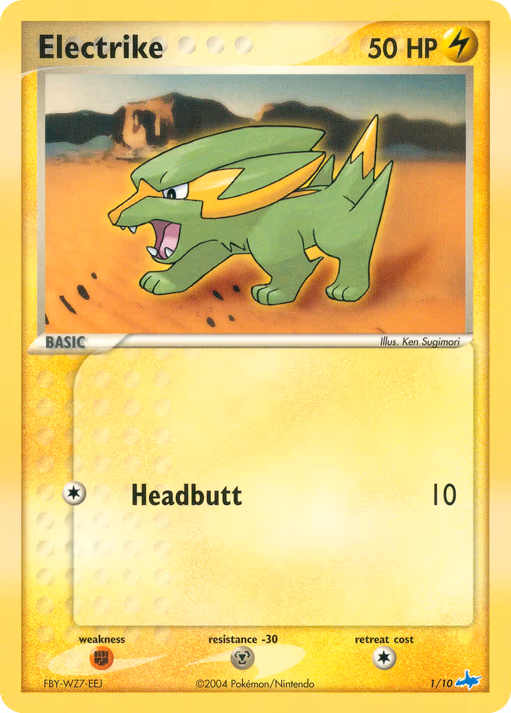 Electrike 1/10 Pokemon card