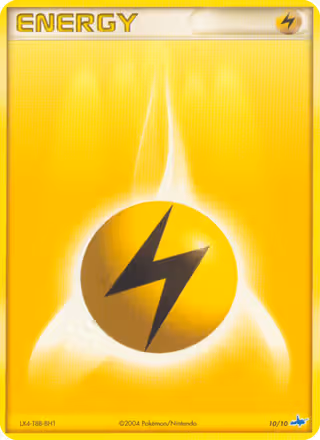 Lightning Energy 10/10 Pokemon card
