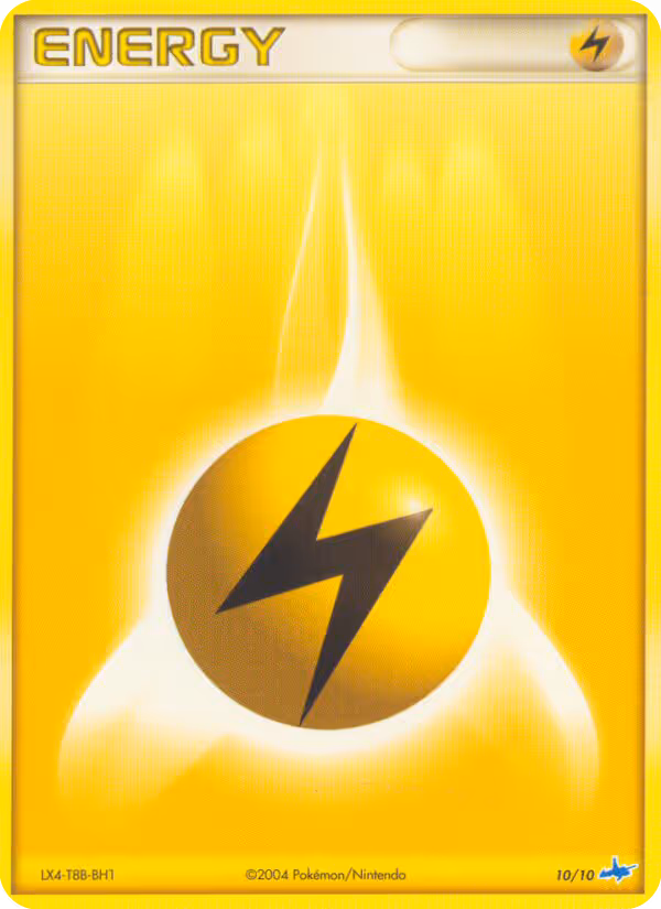 Lightning Energy 10/10 Pokemon card