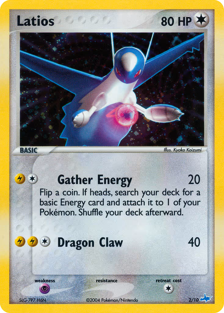 Latios 2/10 Pokemon card