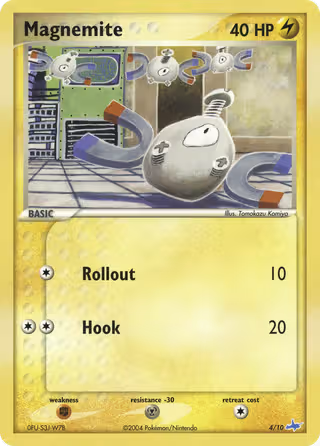 Magnemite 4/10 Pokemon card