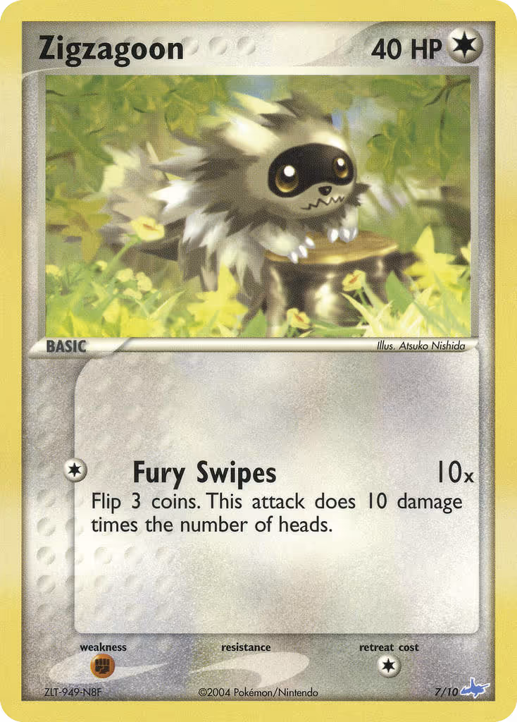 Zigzagoon 7/10 Pokemon card