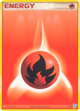 Fire Energy 11/12 Pokemon card