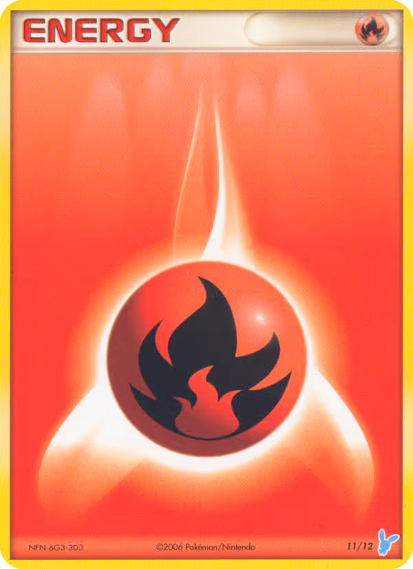 Fire Energy 11/12 Pokemon card