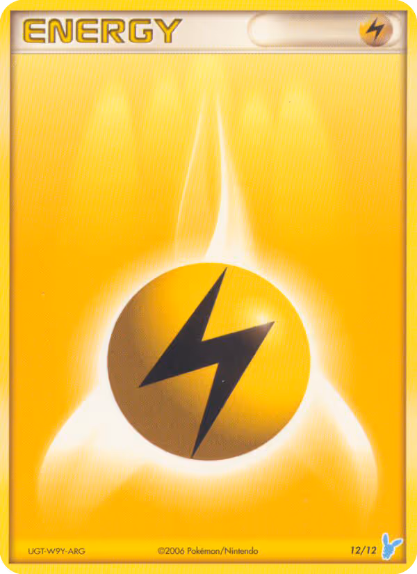 Lightning Energy 12/12 Pokemon card