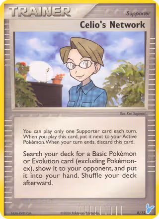 Celio's Network 8/12 Pokemon card