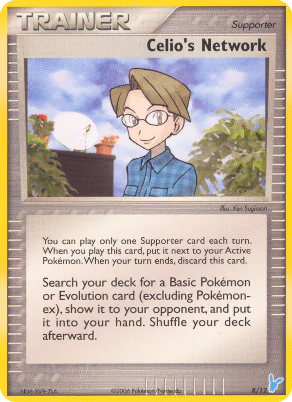 Celio's Network 8/12 Pokemon card