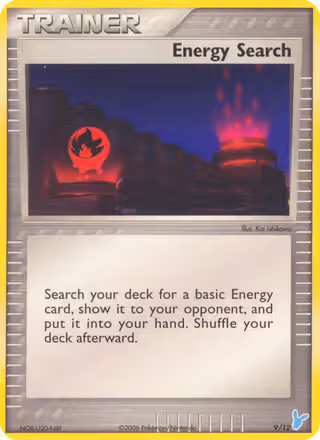 Energy Search 9/12 Pokemon card