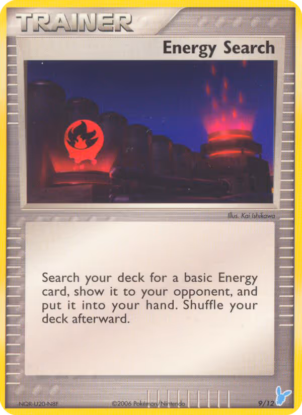 Energy Search 9/12 Pokemon card