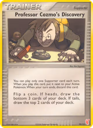 Professor Cozmo's Discovery 10/12 Pokemon card