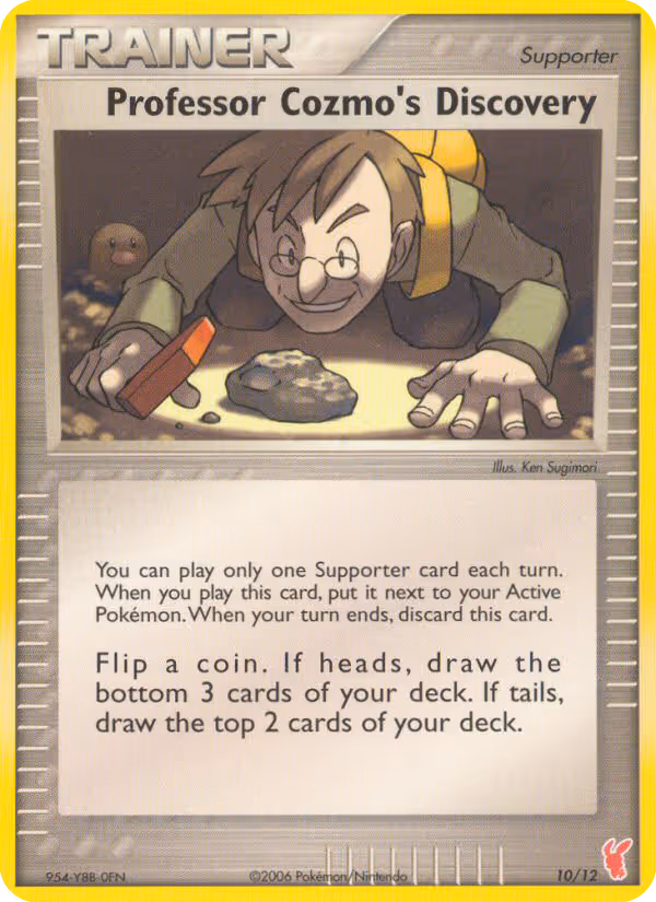 Professor Cozmo's Discovery 10/12 Pokemon card