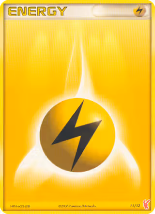 Lightning Energy 11/12 Pokemon card
