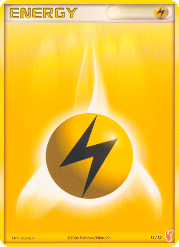 Lightning Energy 11/12 Pokemon card