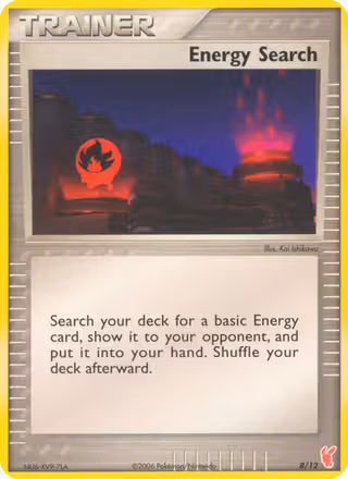 Energy Search 8/12 Pokemon card