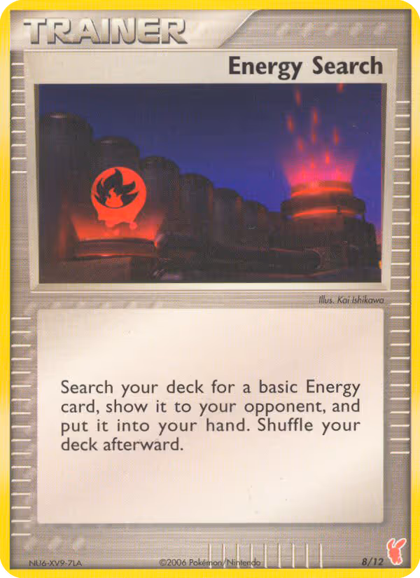 Energy Search 8/12 Pokemon card