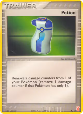 Potion 9/12 Pokemon card